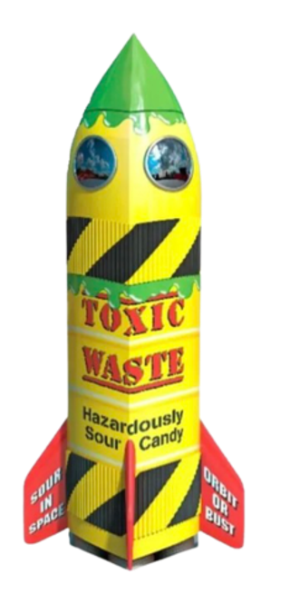 Леденцы Toxic Waste Rocket