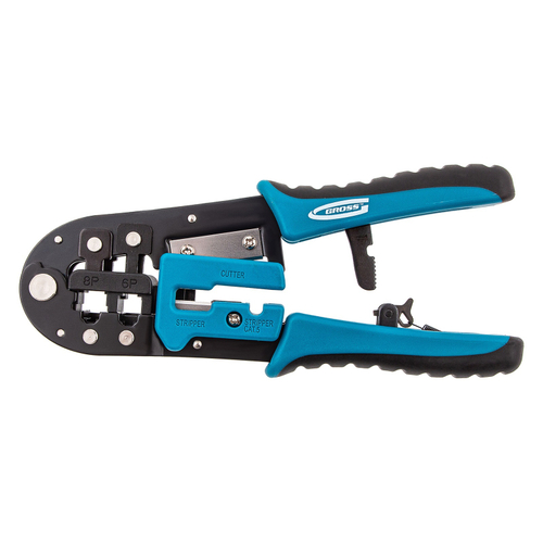 17719 Клещи для обжима телефонных и компьютерных клемм RJ45,