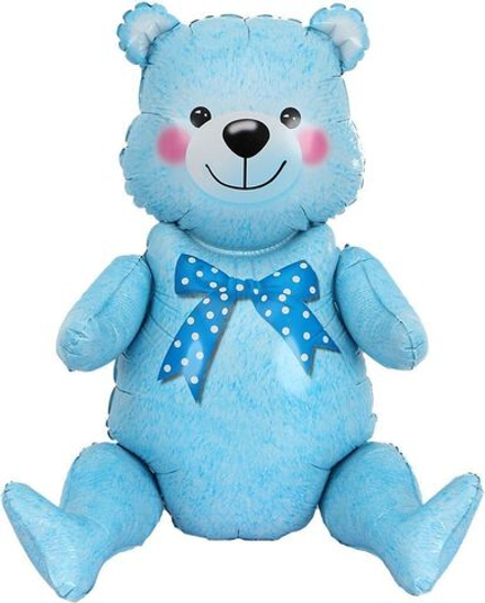 Шар 3D Фигура "Сидячий мишка" 65 см