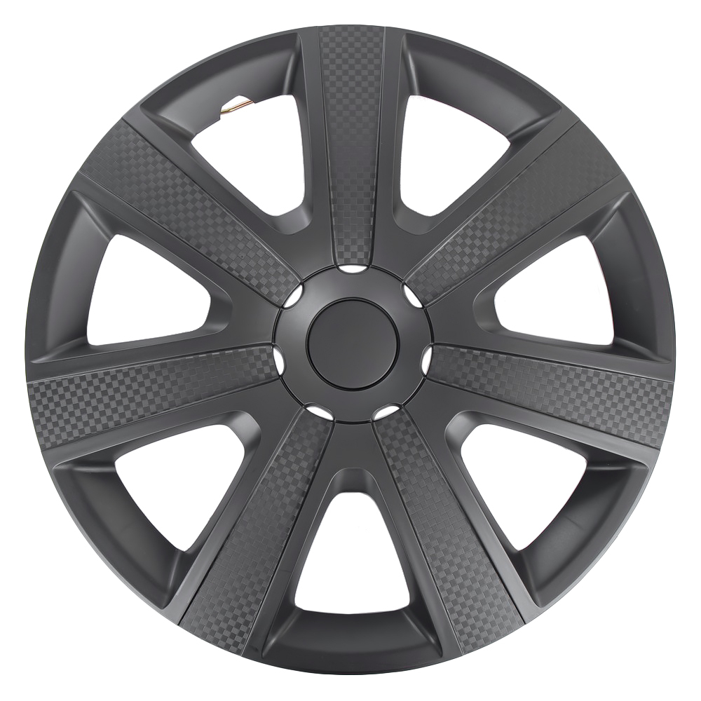 Колпаки R15 Hadar 4шт (черно-матовые с текстурой) ABS-пластик ARNEZI A0702015