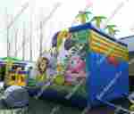 Коммерческий надувной батут "Африканский слоник"