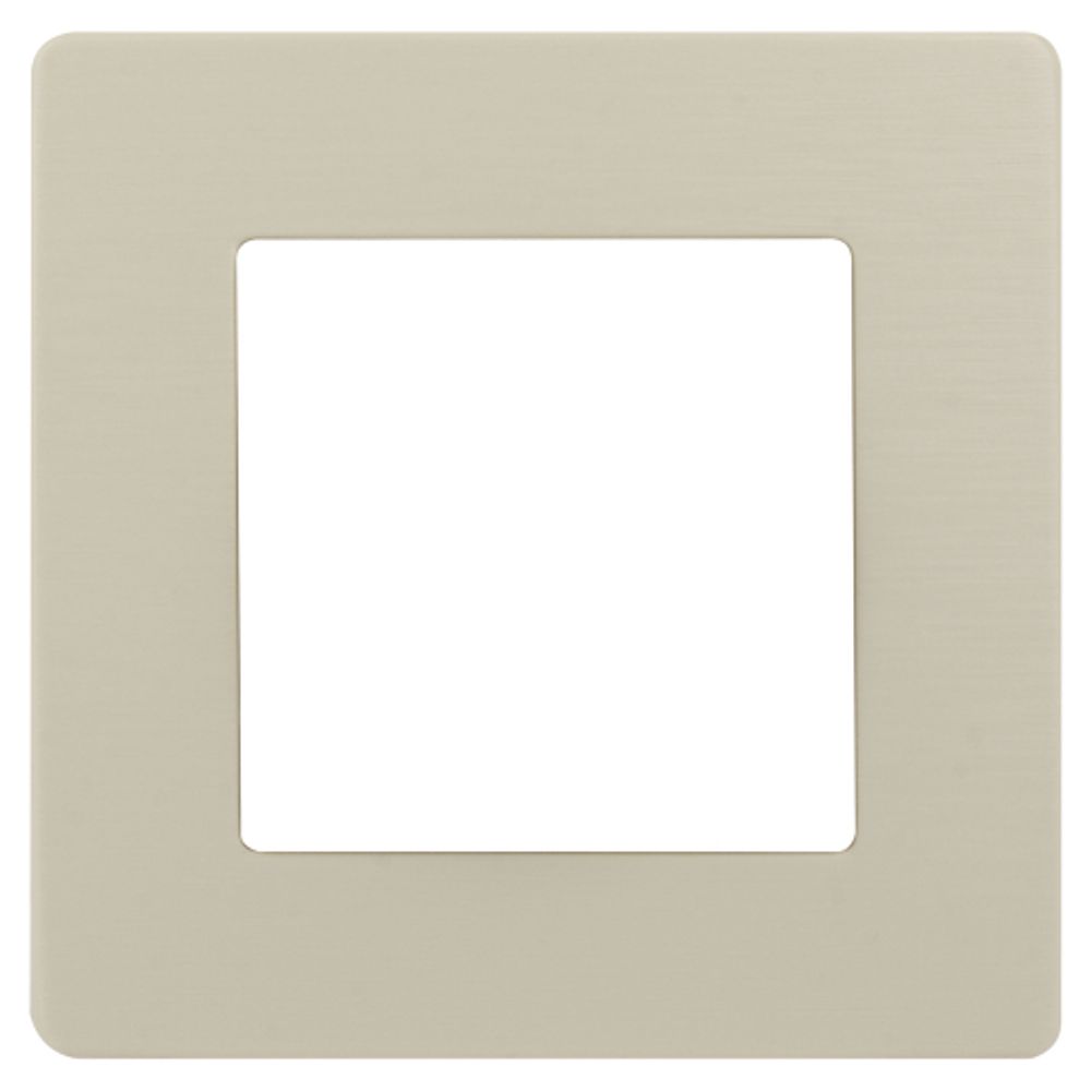 Рамка для розеток и выключателей ЭРА Серия 12 12-5101-02 на 1 пост, Сатин, слоновая кость