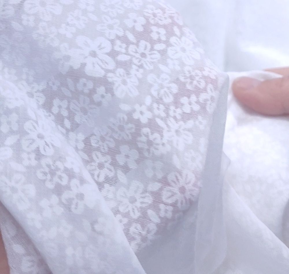 Хлопок с вытравкой "Мелкий цветочек"