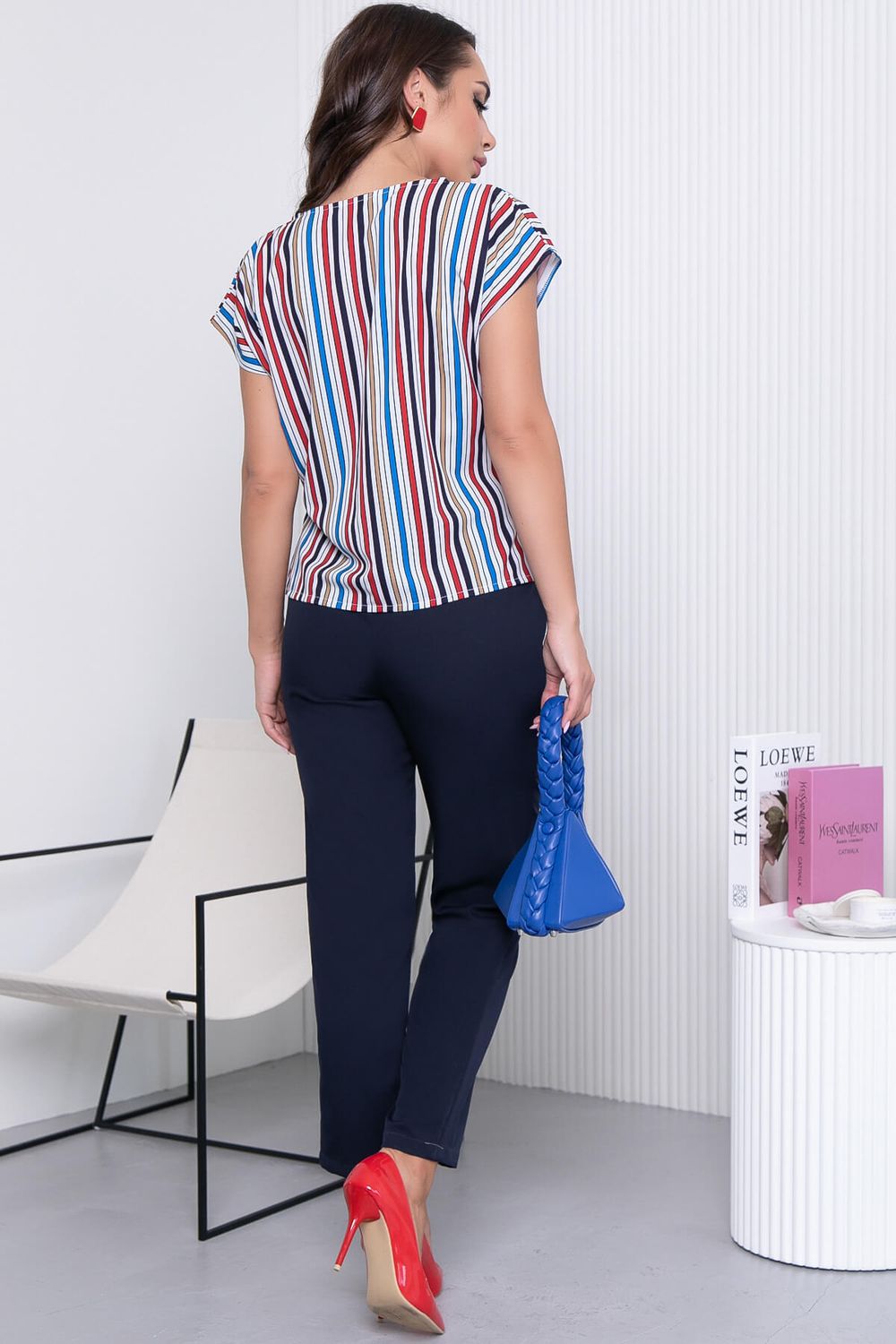 Блуза "Предвкушение" (полоска) Б7030 LT Collection (Акция)