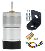 Двигатель постоянного тока с редуктором и энкодером.