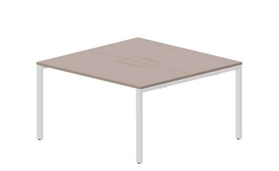 Составной стол Strike на 2 рабочих места 1380х1366х750мм (меламиновые аутлеты)