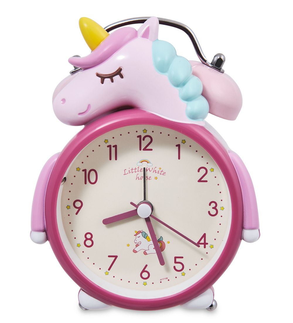 GAEM Art CL-68/1 Будильник «Единорог» фиолетовый