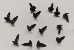 Саморез острый черный 4.2x16 с прессшайбой 20 шт