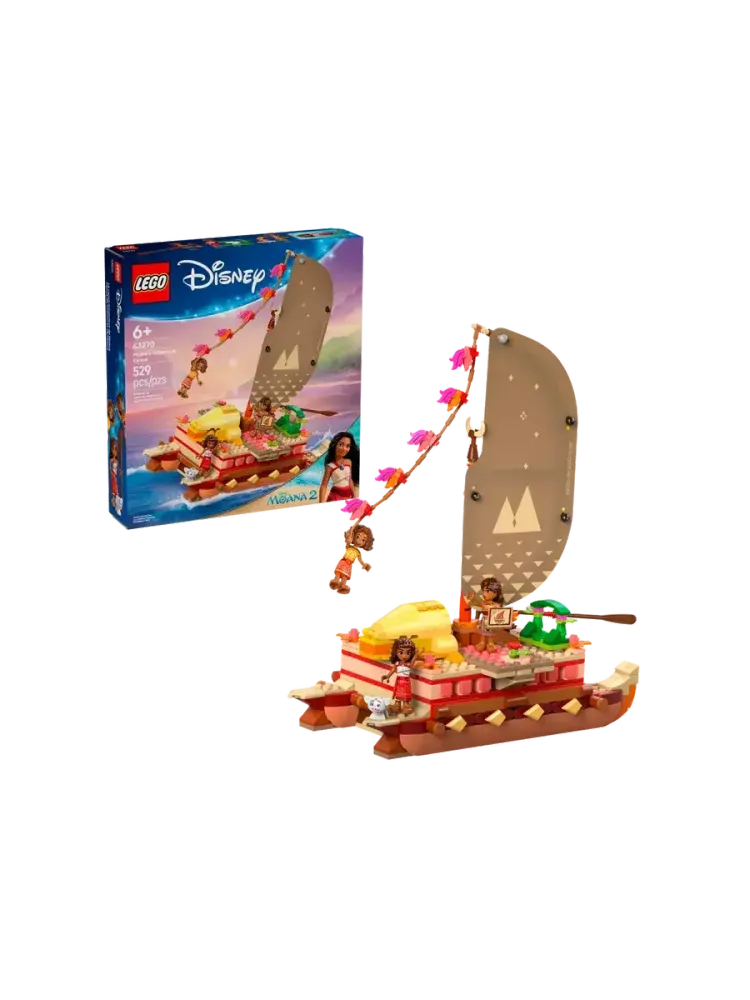 Конструктор Disney Princess 43270 Путешествие Моаны на каноэ