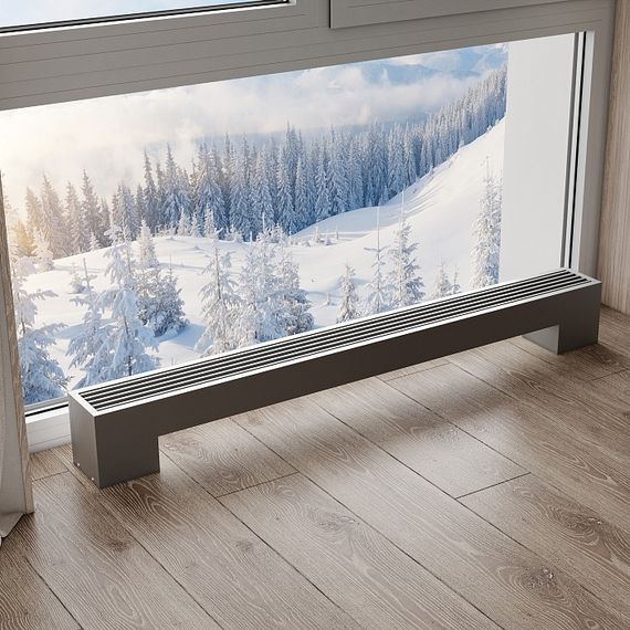 Конвектор напольный Royal Thermo STEP 80/130/1800 1593 Вт серебристый