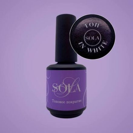 SoLa Top In White - Топ без липкого слоя с УФ фильтром, 15мл