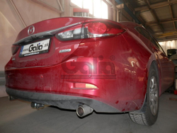 Фаркоп оцинкованный Galia M140C для MAZDA 6 2012-(паспорт и сертификат в комплекте)(без электрики)