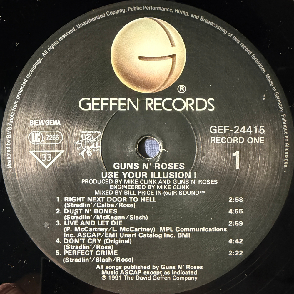 Виниловая пластинка Guns N' Roses – Use Your Illusion I 2LP