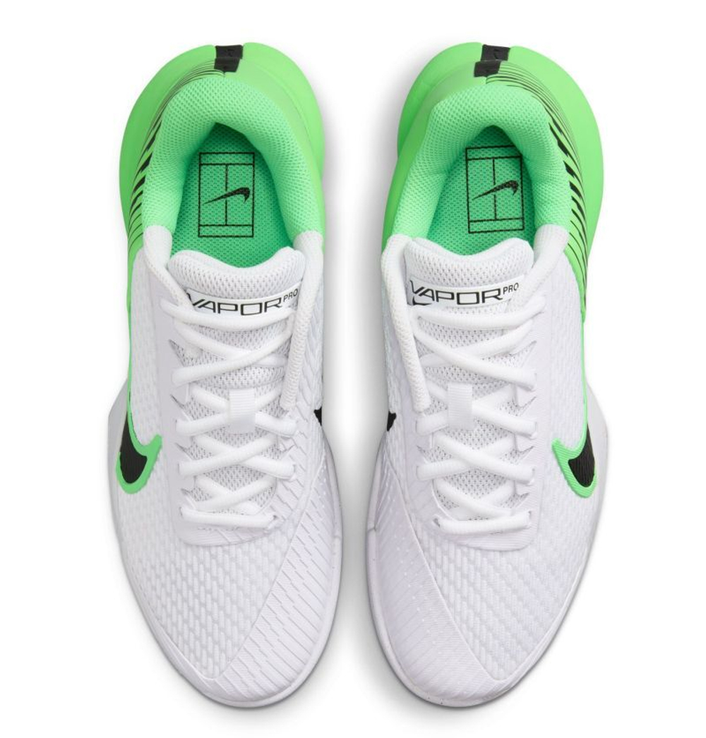 Женские Кроссовки теннисные Nike Zoom Vapor Pro 2 - white/black/poison green