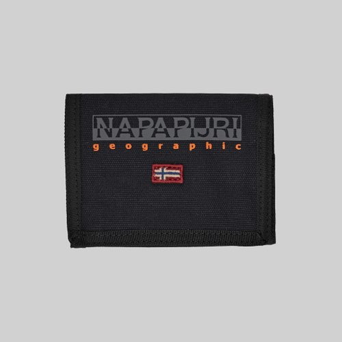 Кошелек Napapijri Hering Wallet 2 Black артикул:NA4GGR041 - купить в магазине Дайс
