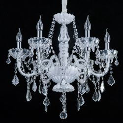 Citilux Финка CL353161 Люстра стеклянная подвесная Белая