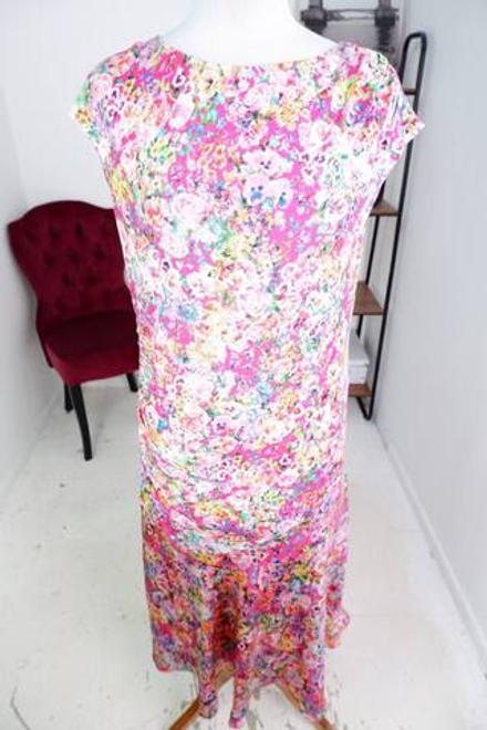 Платье Apanage цветочное, маркировка 42, визуально на 48 размер