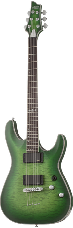 Schecter C-1 PLATINUM SATIN GREEN BURST