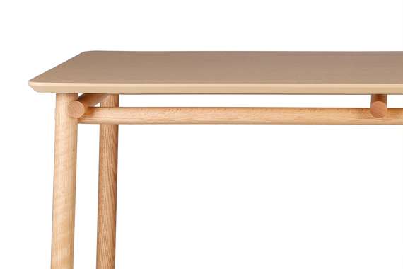 Обеденный стол Meiko 160х80 см, массив дуба, меламин