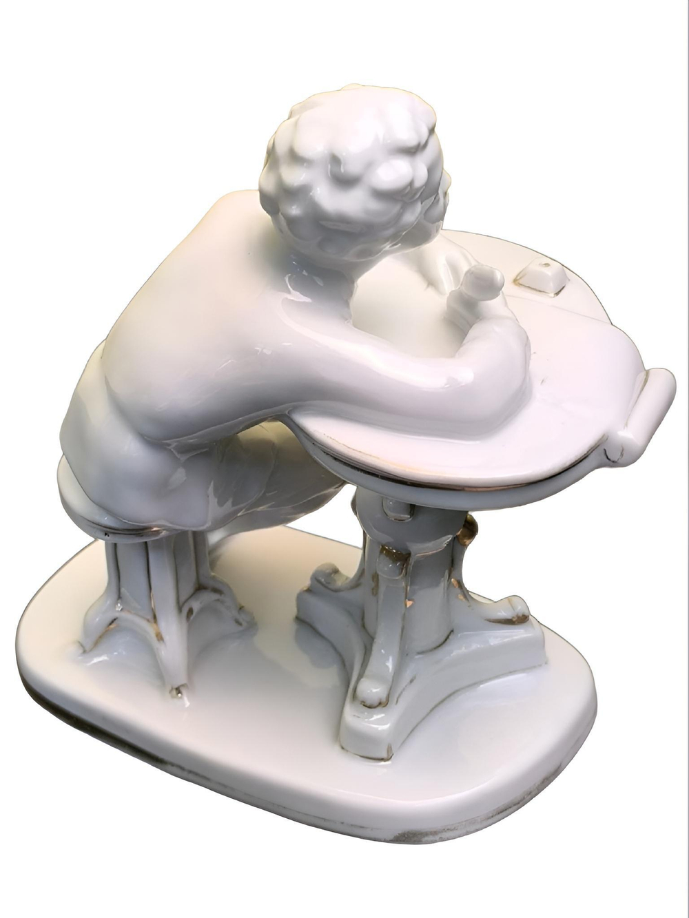 Фарфоровая статуэтка "Юный Пушкин", ЛФЗ, 1960 - 1970 гг.
