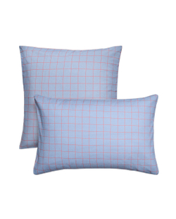 Наволочка Zara Home, лён 55%, хлопок 45%, в клетку, 2646/091