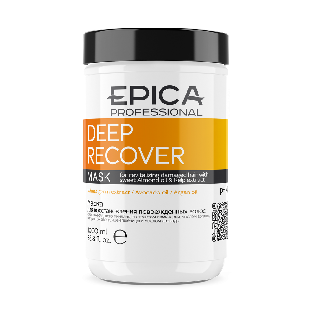 Маска EPICA Professional Deep Recover для восстановления повреждённых волос 1000мл