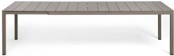 Стол пластиковый раздвижной Rio, 210-280х100 см, коричневый