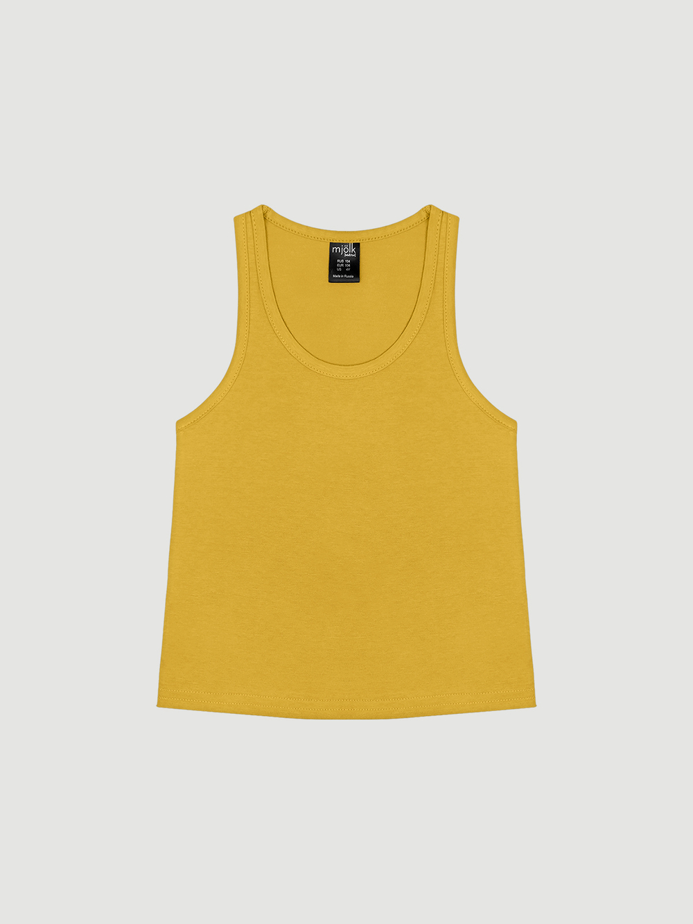 Майка унисекс Mjölk Mustard, уценка