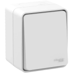 ATLASDESIGN PROFI IP54 О/У 1-клавишный ПЕРЕКЛЮЧАТЕЛЬ, сх.6, 10АХ, БЕЛЫЙ