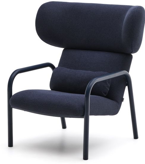 Кресло Inari синее из стали и полиэстра Испания