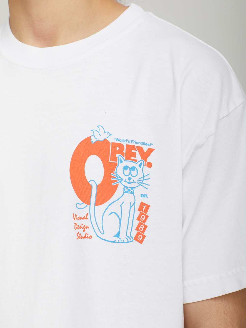 Мужская Футболка Obey World’s Friendliest