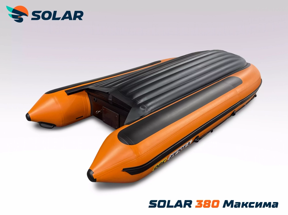 Лодка надувная моторная solar-380 к (максима)