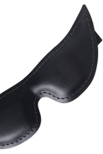 Черная кожаная маска с заостренными кончиками (Цвет: черный)