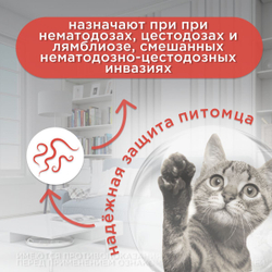 Сироп от гельминтов, профилактика дирофиляриоза для кошек более 4 кг Гельминтал (Neoterica), 5мл. Празиквантел/ Моксидектин