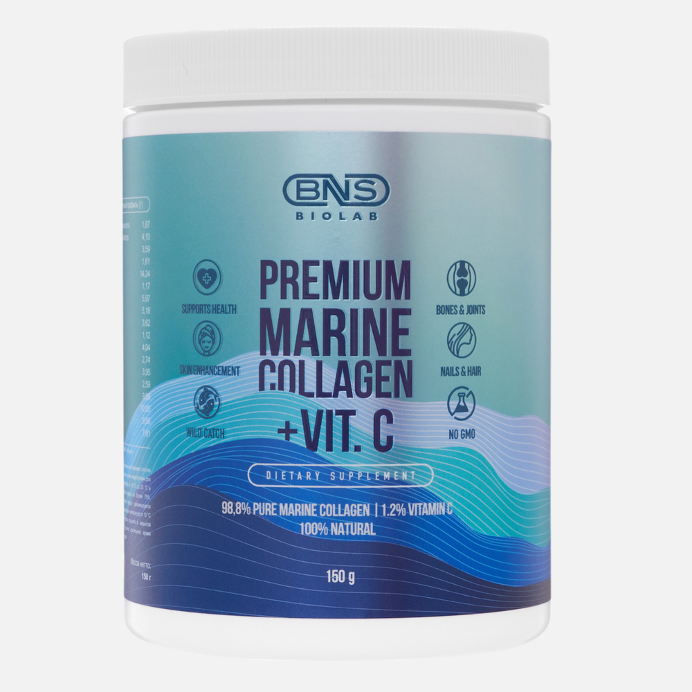 Морской коллаген с витамином С Premium Marine Collagen+Vit.C
