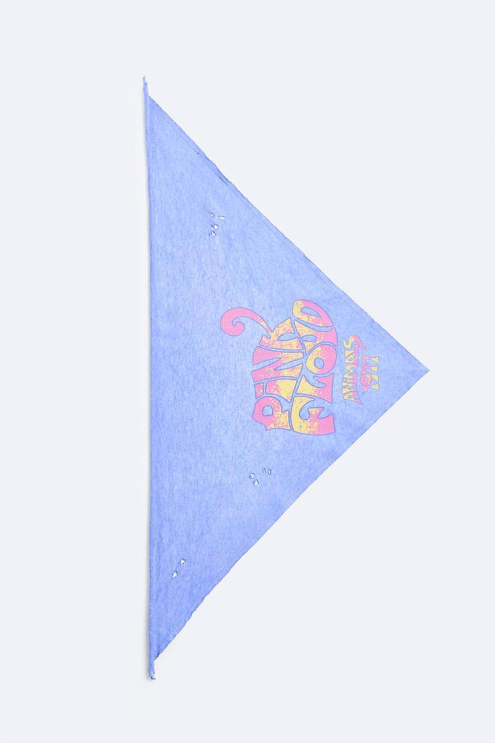 ZARA ПЛАТОК С ЭФФЕКТОМ ПОТЕРТОСТИ PINK FLOYD THE WALL ©, ЛИЛОВЫЙ