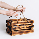 Деревянный подарочный декоративный короб, ящик для хранения из древесины Сибирского Кедра. PK28