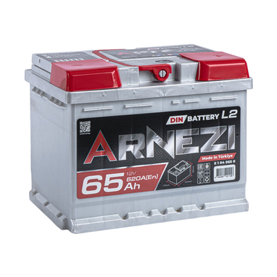 Аккумулятор ARNEZI DIN SMF 65 А/ч обратный R+ 242x175x190 L2 EN 620 А