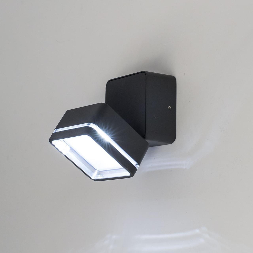 Уличный настенный светодиодный светильник Citilux GARDA CLU0008K