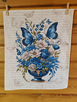 Набор кухонных полотенец, 3 шт , 45х60 см , рогожка