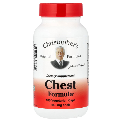 Christopher's Original Formulas, груди, 100 вегетарианских капсул