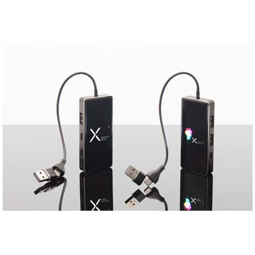 SCX.design H20 USB-концентратор 8-в-1 с двойным входом и 6 портами