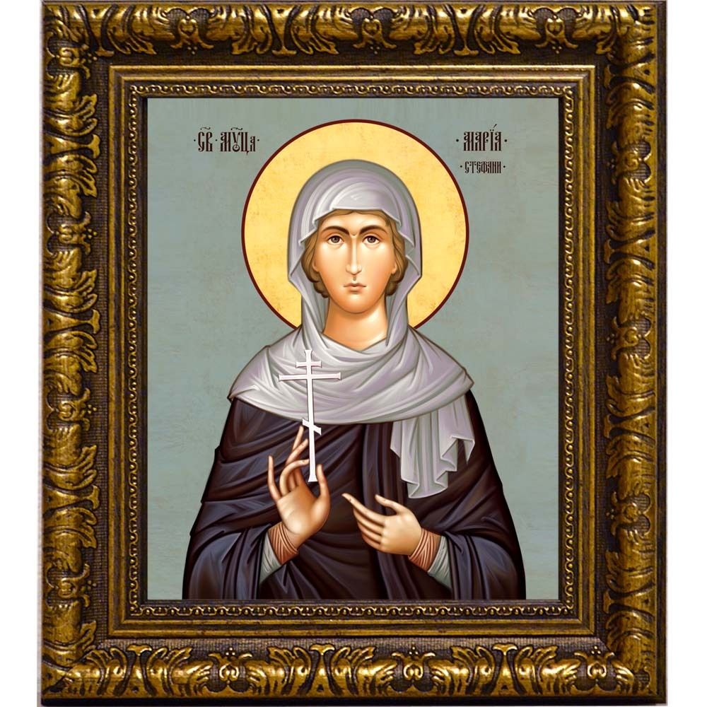 Мария Стефани Святая мученица. Икона на холсте.
