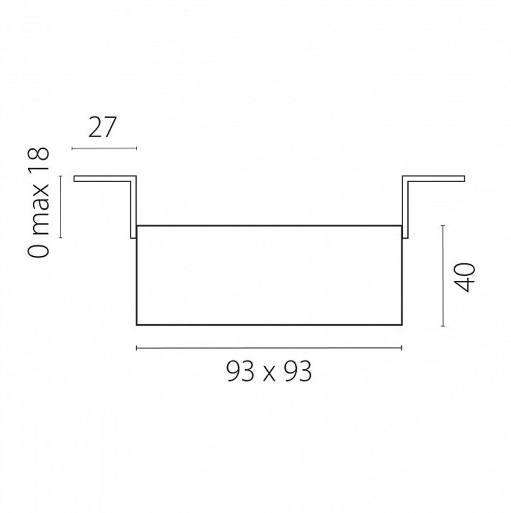 Встраиваемый светильник Lightstar Domino G214503