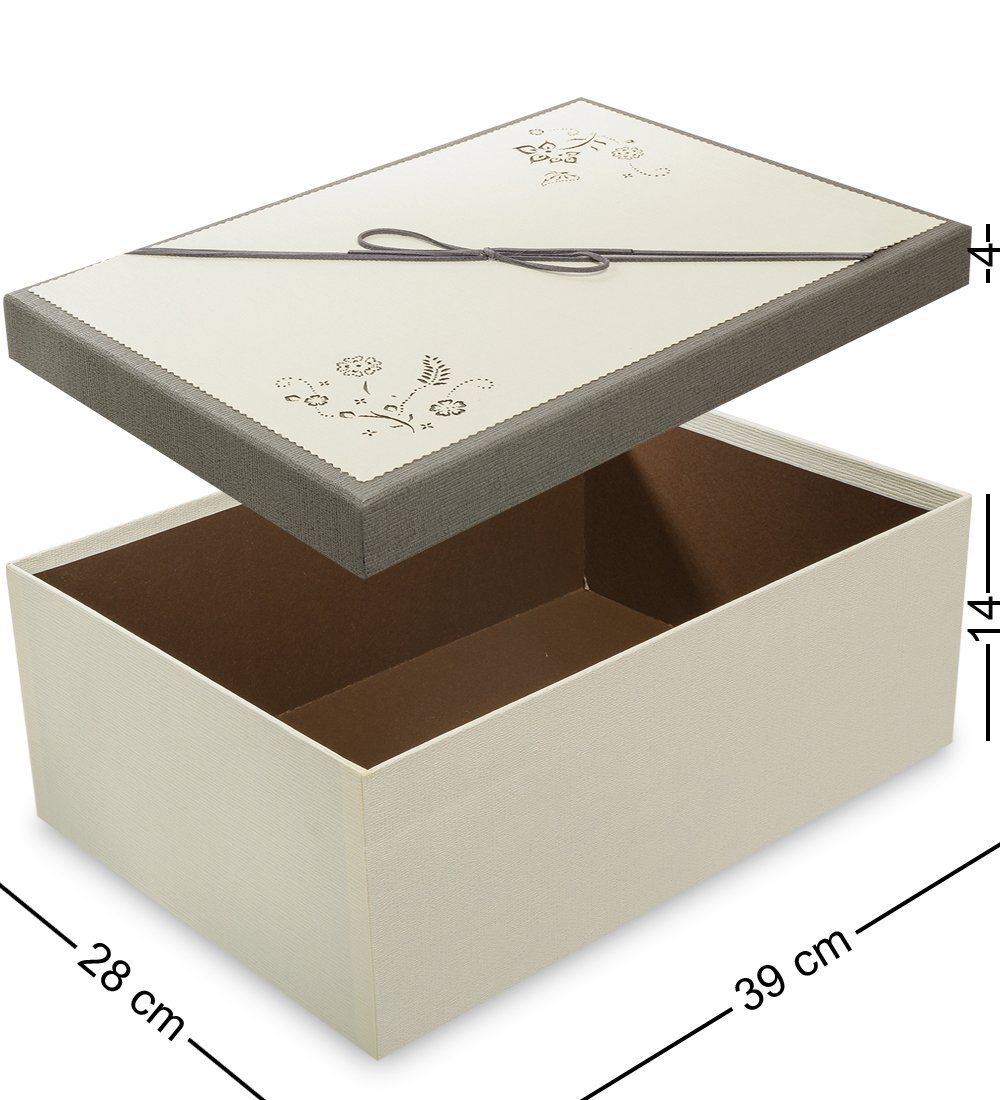 WF-74/3-A Коробка «Прямоугольник» цв.бежевый
