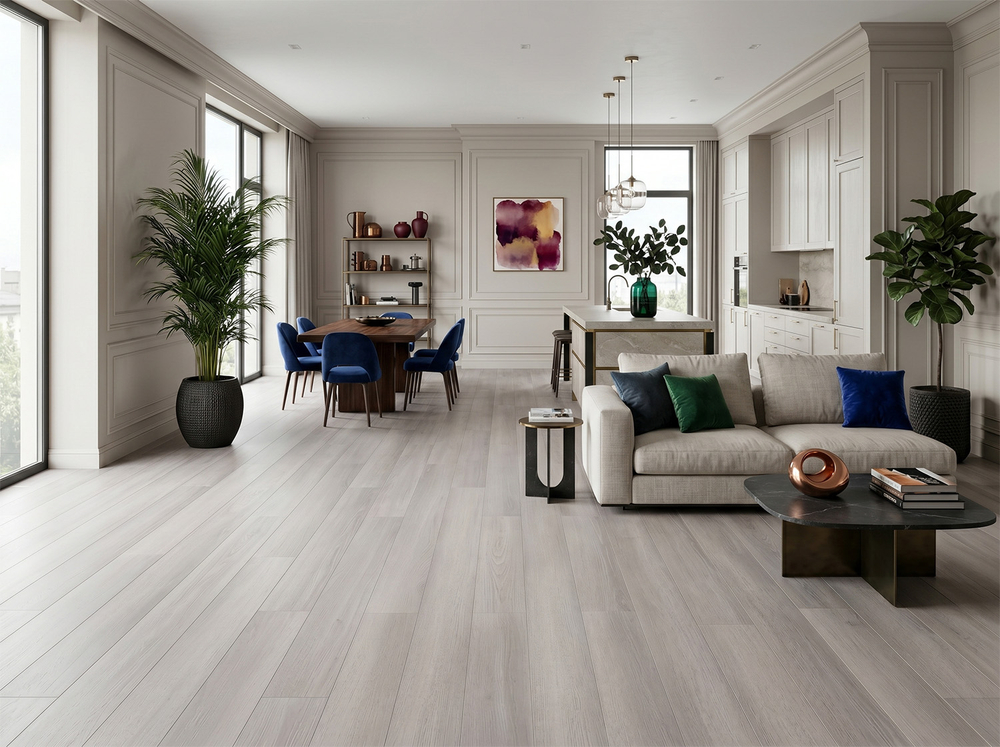 HDF Ламинат FLOORFORT Дуб Риверсайд 24007-3