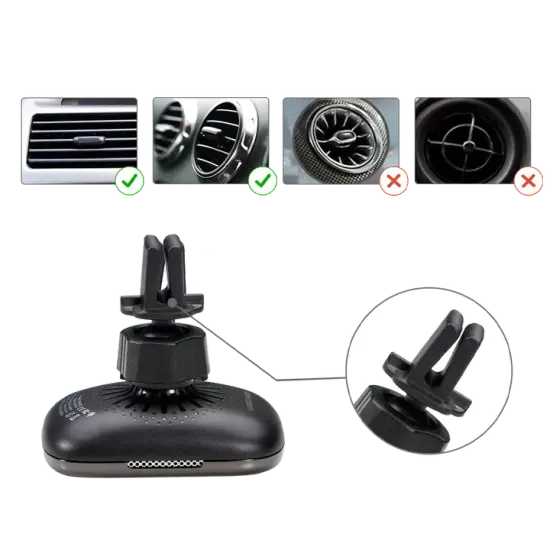 Pitaka MagEZ Mount Qi автомобильное зарядное устройство / магнитный держатель, крепление в решетку , кевлар (арамид)