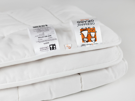 Одеяло детское легкое 100х135 German Grass Bioline Baby Bio Cotton Grass