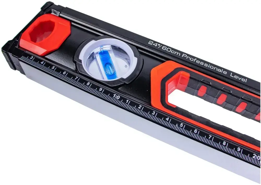 Уровень магнитный 200см, 3 глазка, двухручный, фрезерованный