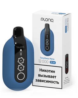 Одноразовый Pod Plonq ULTRA - Голубика Мята (12000 затяжек)